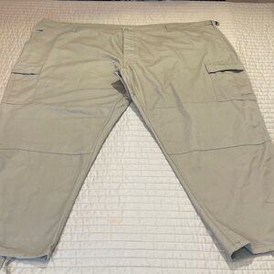 ROTHCO BDU Men's SIZE 5X REG. TAN  Cargo WAIST 55 to 59 by 29.5 to 32.5 INSEAM